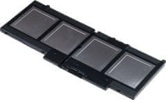T6 power Akkumulátor Dell Latitude E5270 készülékhez, Li-Poly, 7,6 V, 8100 mAh (62 Wh), fekete