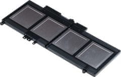 T6 power Akkumulátor Dell Latitude 14 E5470 készülékhez, Li-Poly, 7,6 V, 8100 mAh (62 Wh), fekete