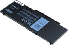 T6 power Akkumulátor Dell Latitude 15 E5570 készülékhez, Li-Poly, 7,6 V, 8100 mAh (62 Wh), fekete