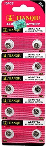 PARFORINTER Alkáli elemek LR626/AG4, 1,5 V, 10 db, Tianqiu