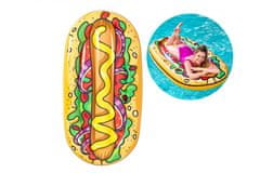 PARFORINTER Felfújható nyugágy, hot dog, 190 x 109 cm, Bestway