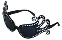 PARFORINTER farsangi szemüveg Lady G fekete