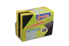PARFORINTER Extra jó minőségű tisztító szivacsok fekete oldallal, 2 db, Spontex
