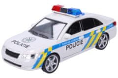PARFORINTER Rendőrségi autó hang- és fényeffektusokkal, elemekkel (24cm)
