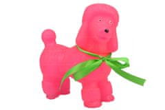 PARFORINTER Műanyag kutyajáték kacsa hanggal (21x19cm), rózsaszínű