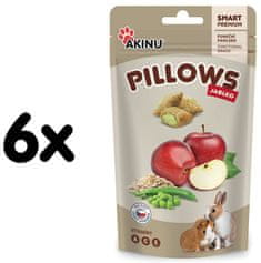 Akinu Pillows almás párnák rágcsálóknak 6×40 g