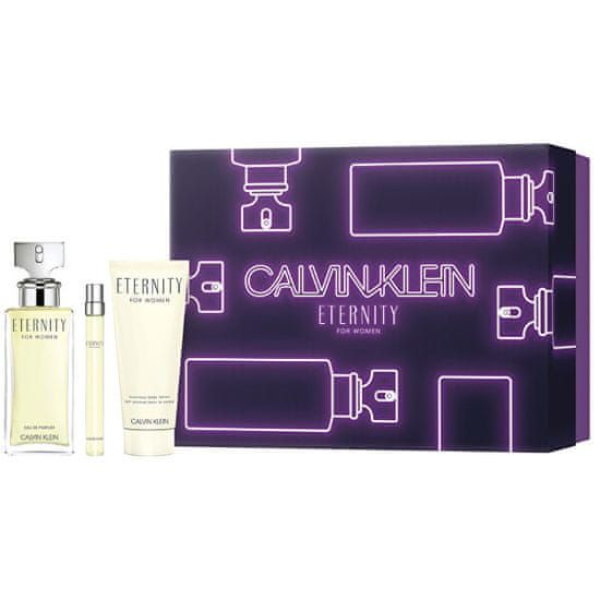 Calvin Klein Eternity - EDP 100 ml + testápoló 100 ml + EDP 10 ml