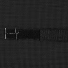 Greatstore fekete textilén napozóágy-fejtámla 40 x 7,5 x 15 cm