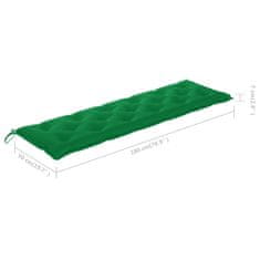 shumee zöld szövetpárna hintaágyhoz 180 cm