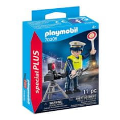 Playmobil Rendőr 70305 sebességmérővel, Rendőr 70305 sebességmérővel
