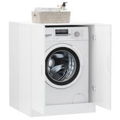 Vidaxl magasfényű fehér mosógépszekrény 3082014