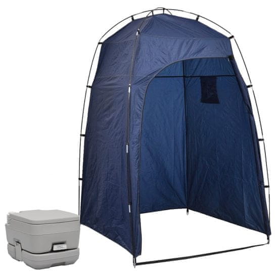shumee hordozható kemping-WC sátorral 10+10 L