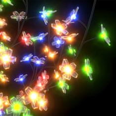 shumee cseresznyevirágos karácsonyfa 600 db színes LED-del 300 cm