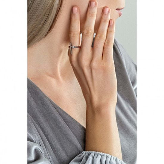 Emily Westwood Csillogó acél ékszer készlet WS102S (gyűrű, karkötő)