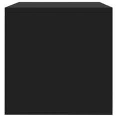 shumee 2 db fekete forgácslap éjjeliszekrény 40 x 30 x 30 cm 