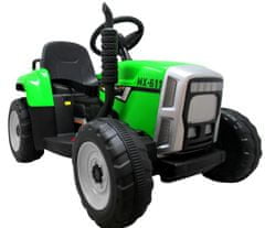 R-Sport Elektromos traktor vontatóval C1 Zöld