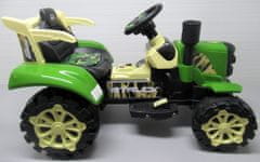 R-Sport elektromos traktor vonóhoroggal C2 Zöld