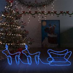 Greatstore rénszarvas és szán kültéri karácsonyi dekoráció 576 LED-del
