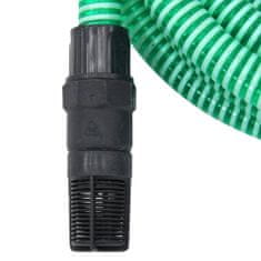 Vidaxl zöld PVC szívótömlő PVC csatlakozókkal 1" 7 m 151071
