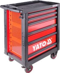 YATO  Mobil műhelyszekrény szerszámokkal (177ks) 6 fiókok