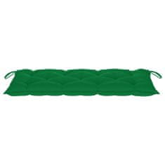 shumee tömör tíkfa Batavia pad zöld párnával 120 cm