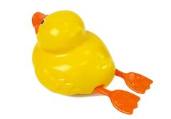 Lean-toys Sárga akkumulátoros kacsa 18 cm fürdéshez