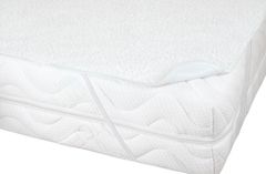 Védőhuzat PVC borítással - 90x200 cm - fehér