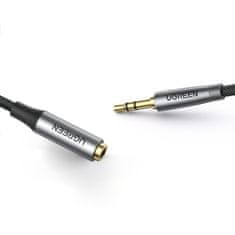 Ugreen AV190 audio kábel 3.5mm mini jack M/F 2m, szürke