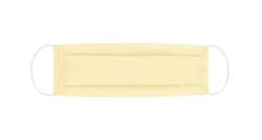 Pamut szájtakaró rugalmas pánttal - 15x22 cm - sárga