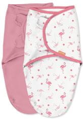 Summer Infant Pólya SwaddleMe, S, 2db, rózsaszín/flamingók