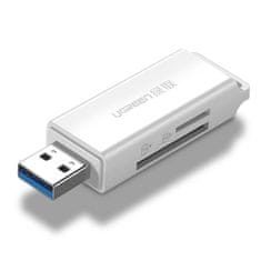 Ugreen CM104 USB kártyaolvasó SD / microSD, fehér