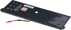T6 power Akkumulátor Acer Aspire 3 A315-51 serie készülékhez, Li-Poly, 7,7 V, 4810 mAh (37 Wh), fekete