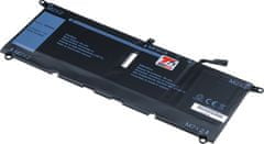 T6 power Akkumulátor Dell Latitude 13 3301 készülékhez, Li-Poly, 7,6 V, 6840 mAh (52 Wh), fekete