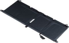 T6 power Akkumulátor Dell laptophoz, cikkszám: HK6N5, Li-Poly, 7,6 V, 6840 mAh (52 Wh), fekete