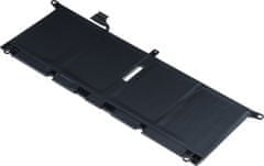 T6 power Akkumulátor Dell Latitude 3301 készülékhez, Li-Poly, 7,6 V, 6840 mAh (52 Wh), fekete
