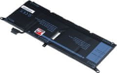 T6 power Akkumulátor Dell Latitude 3301 készülékhez, Li-Poly, 7,6 V, 6840 mAh (52 Wh), fekete