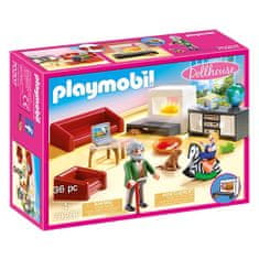 Playmobil Nappali kandallóval, Babaházak és kiegészítők, 36 db