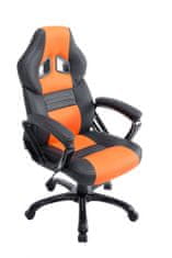 BHM Germany Pedro irodai szék, fekete/narancs