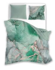 FARO Francia ágynemű pamut szatén Mineral Világoszöld Pamut, szatén, 220/200, 2x70/80 cm