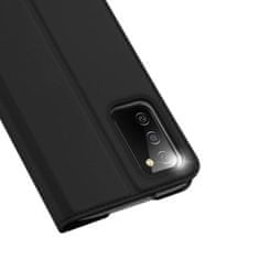 Dux Ducis Skin Pro bőr könyvtok Samsung Galaxy A03S, fekete