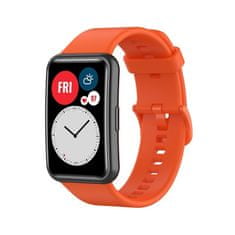 BStrap Silicone szíj Huawei Watch Fit, orange