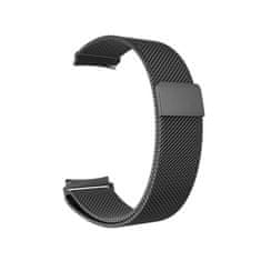 BStrap Milanese szíj Samsung Galaxy Watch 4 / 5 / 5 Pro / 6, black
