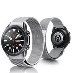 BStrap Milanese szíj Samsung Galaxy Watch 4 / 5 / 5 Pro / 6, silver
