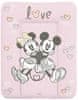 Puha pelenkázó alátét komódra, 50x70, Disney Minnie & Mickey, Pink