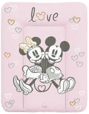 Ceba Baby Puha pelenkázó alátét komódra, 50x70, Disney Minnie & Mickey, Pink