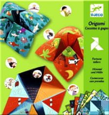 Djeco Origami mennyország, pokol, paradicsom (zöld)
