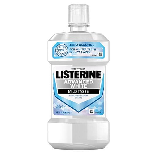 Listerine Fehérítő hatású szájvíz Advanced White Mild Taste