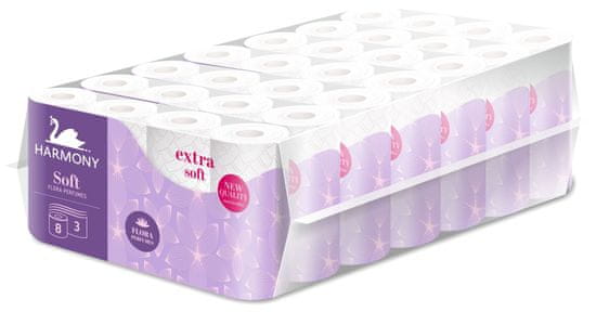 Harmony Toalett papír Soft 3 rétegű 7 x 8 tekercs