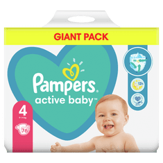 Pampers Active Baby 4 Maxi pelenka - 76 db