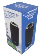 Esperanza EP135 TRANCE Bluetooth 3.0 FM fekete hordozható hangszóró